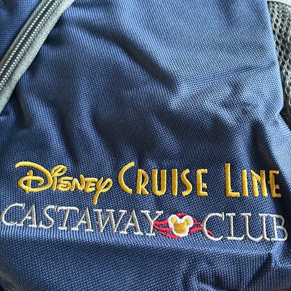 Disney Cruise Line Castaway club over the shoulder backpack w/DCL medium tote - Picture 3 of 14